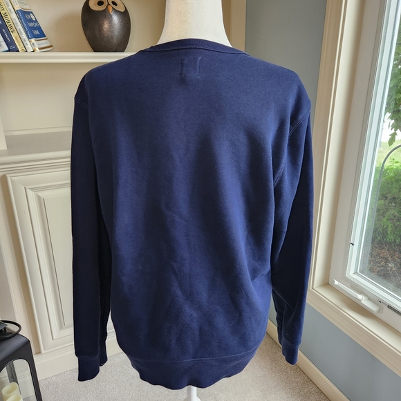 GAP Navy Blue Women's Crew Neck Sweatshirt - Picture 2 of 8